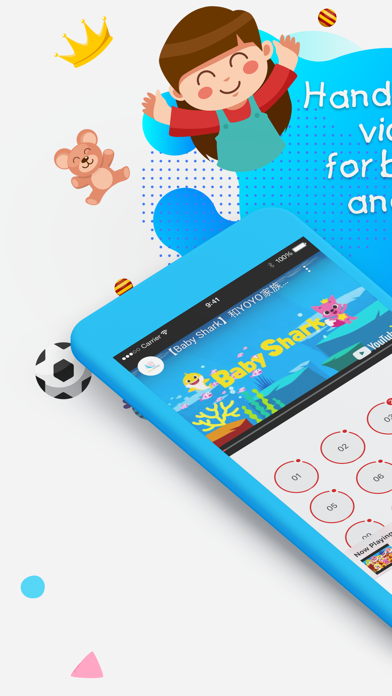 Baby Kids Tube app screen