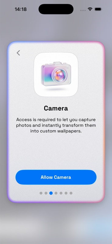 Your X Wallpapers customization screen